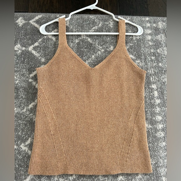 Old Navy Tops - Old Navy womens camel knit tank size medium